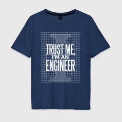 Мужская футболка хлопок Oversize Инженер