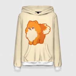 Женская толстовка 3D Шпиц