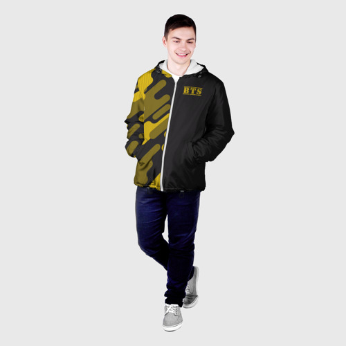 Мужская куртка 3D BTS, цвет 3D печать - фото 3