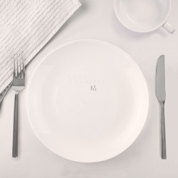 Набор: тарелка + кружка Love yourself ANSWER - фото 2