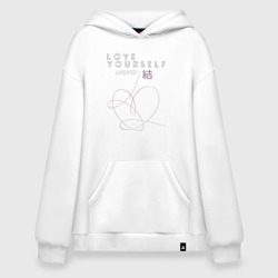 Худи SuperOversize хлопок Love yourself answer