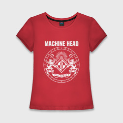 Женская футболка хлопок Slim Machine Head 4