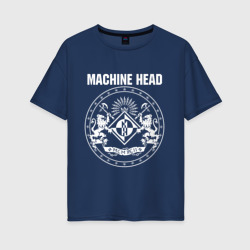 Женская футболка хлопок Oversize Machine Head 4