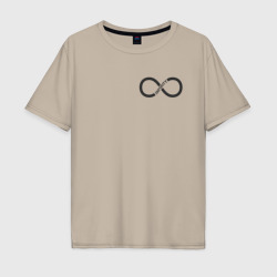 Мужская футболка хлопок Oversize Infinity