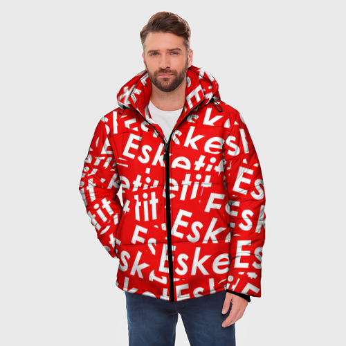 Мужская зимняя куртка 3D Esketit LIL Pump, цвет красный - фото 3