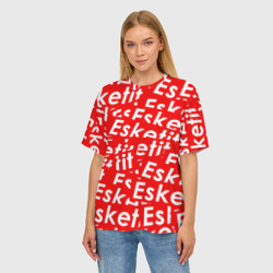 Женская футболка oversize 3D Esketit LIL Pump - фото 2