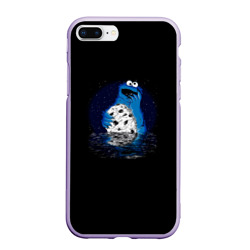 Чехол для iPhone 7Plus/8 Plus матовый Cookie monster