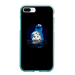 Чехол для iPhone 7Plus/8 Plus матовый Cookie monster