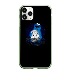 Чехол для iPhone 11 Pro матовый Cookie monster