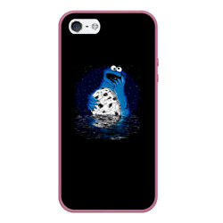 Чехол для iPhone 5/5S матовый Cookie monster