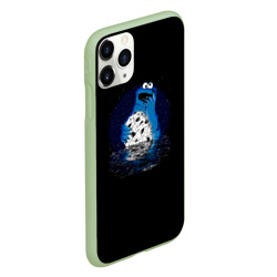 Чехол для iPhone 11 Pro матовый Cookie monster - фото 2