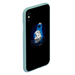 Чехол для iPhone XS Max матовый Cookie monster - фото 2