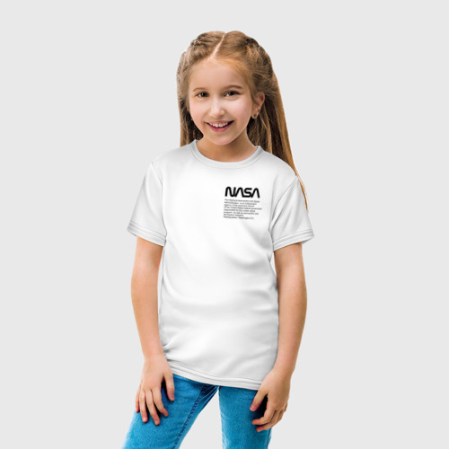 Детская футболка хлопок R, цвет белый - фото 5