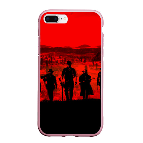 Чехол для iPhone 7Plus/8 Plus матовый RDR 2, цвет розовый