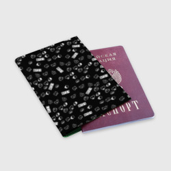 Обложка для паспорта матовая кожа BTS BT21 stickers - фото 2