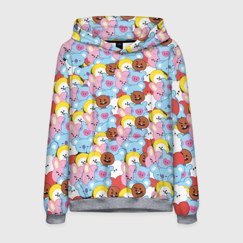 Мужская толстовка 3D BTS BT21 STICKERS Фото 01 Мужская толстовка 3D BTS BT21 STICKERS Фото 01