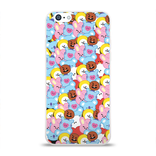 Чехол для Apple iPhone 6 силиконовый глянцевый BTS BT21 STICKERS Фото 01 Чехол для Apple iPhone 6 силиконовый глянцевый BTS BT21 STICKERS Фото 01