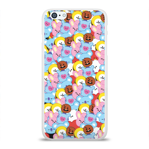 Чехол для Apple iPhone 6Plus/6SPlus силиконовый глянцевый BTS BT21 STICKERS Фото 01 Чехол для Apple iPhone 6Plus/6SPlus силиконовый глянцевый BTS BT21 STICKERS Фото 01