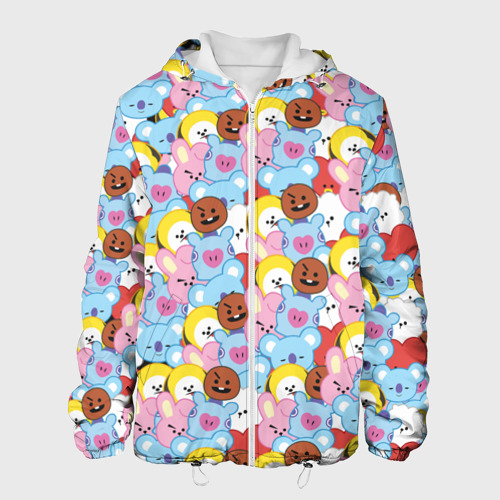 Мужская куртка 3D BTS BT21 STICKERS Фото 01 Мужская куртка 3D BTS BT21 STICKERS Фото 01