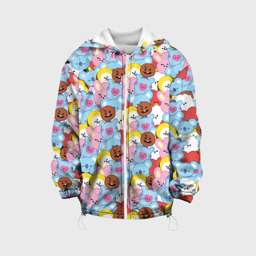 Детская куртка 3D BTS BT21 STICKERS Фото 01 Детская куртка 3D BTS BT21 STICKERS Фото 01
