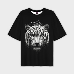 Мужская футболка oversize 3D Dark Tiger