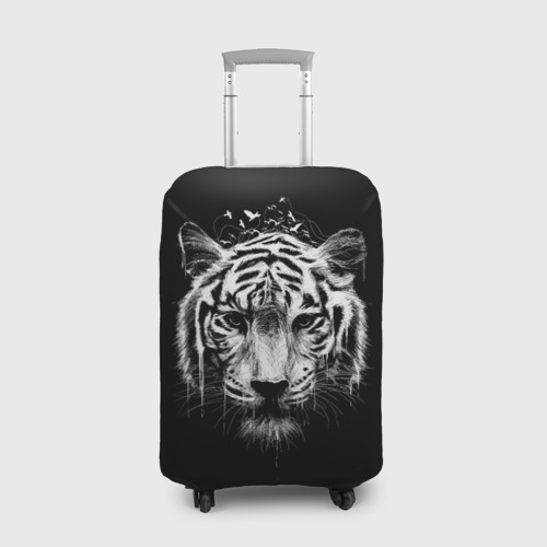 Чехол для чемодана 3D Dark Tiger, цвет 3D печать