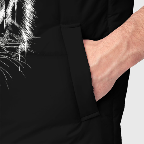 Мужской жилет утепленный 3D Dark Tiger, цвет светло-серый - фото 6
