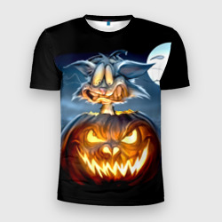 Мужская футболка 3D Slim Halloween