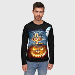 Мужской лонгслив 3D Halloween - фото 2