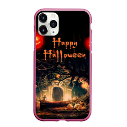 Чехол для iPhone 11 Pro Max матовый Halloween