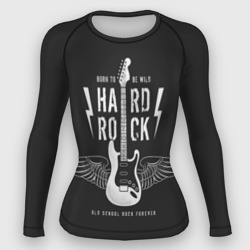 Женский рашгард 3D Hard rock гитара