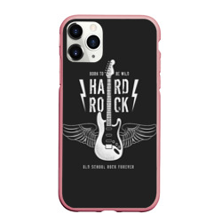Чехол для iPhone 11 Pro Max матовый Hard rock гитара