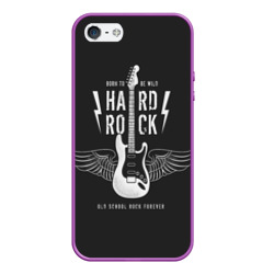 Чехол для iPhone 5/5S матовый Hard rock гитара