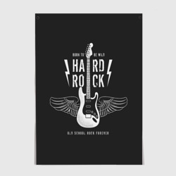 Постер Hard rock гитара