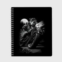 Тетрадь Biker dog Пёс-байкер