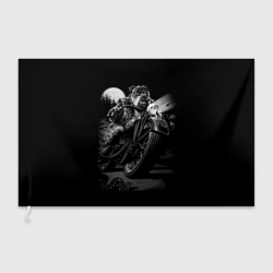 Флаг 3D Biker dog Пёс-байкер