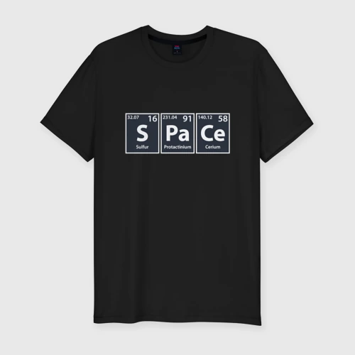 Мужская футболка хлопок Slim Space