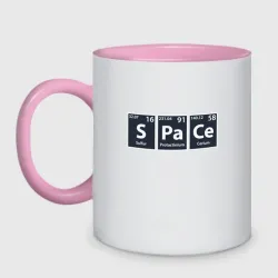 Кружка двухцветная Space