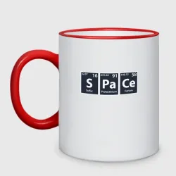 Кружка двухцветная Space