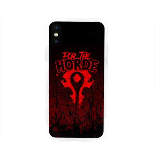 Чехол для Apple iPhone X силиконовый глянцевый FOR THE HORDE Фото 01 Чехол для Apple iPhone X силиконовый глянцевый FOR THE HORDE Фото 01