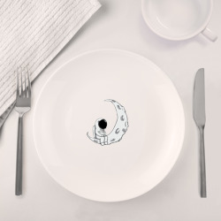 Набор: тарелка + кружка Космонавт на Луне - фото 2
