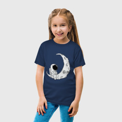 Детская футболка хлопок Космонавт на Луне - фото 2