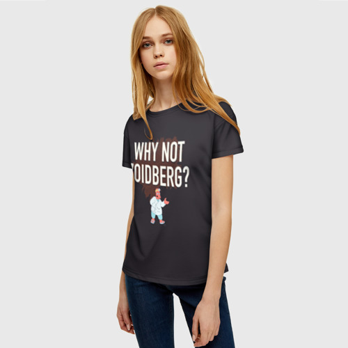 Женская футболка 3D Why not Zoidberg?, цвет 3D печать - фото 3