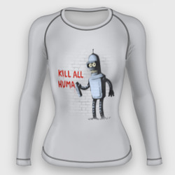 Женский рашгард 3D Bender - Kill all Human