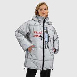 Женская зимняя куртка Oversize Bender - Kill all Human - фото 2