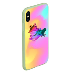 Чехол для iPhone XS Max матовый Кислотная Гипножаба - фото 2