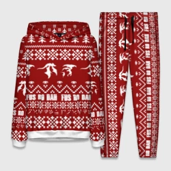 Женский костюм с толстовкой 3D TES новогодний the Elder Scrolls skyrim