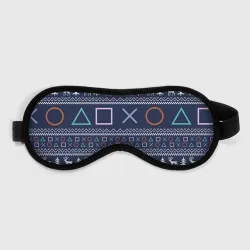 Маска для сна 3D Свитер геймера геометрия новый год