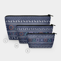 Косметичка 3D Свитер геймера геометрия новый год - фото 2