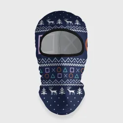 Балаклава 3D Свитер геймера геометрия новый год
